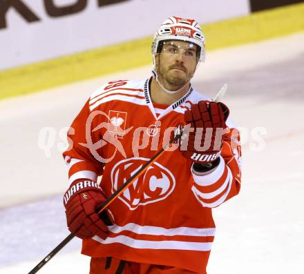 Eishockey Champions Hockey League. KAC gegen HC Kosice. Jean Francois Jaques (KAC). Klagenfurt, am 30.8.2015.
Foto: Kuess
---
pressefotos, pressefotografie, kuess, qs, qspictures, sport, bild, bilder, bilddatenbank