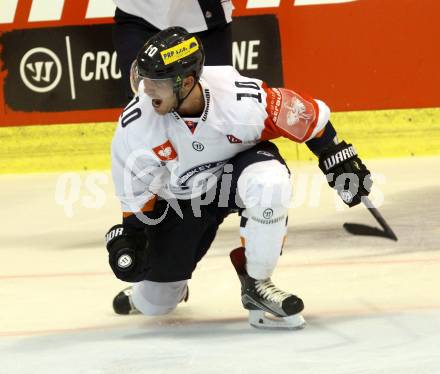 Eishockey Champions Hockey League. KAC gegen HC Kosice. Torjubel Jakub Suja (HC Kosice). Klagenfurt, am 30.8.2015.
Foto: Kuess
---
pressefotos, pressefotografie, kuess, qs, qspictures, sport, bild, bilder, bilddatenbank