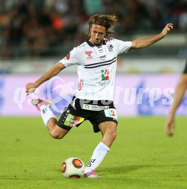 Fussball tipico Bundesliga. RZ Pellets WAC gegen Cashpoint SCR Altach. Philip Hellquist (WAC). Wolfsberg, am 30.8.2015.
Foto: Kuess
---
pressefotos, pressefotografie, kuess, qs, qspictures, sport, bild, bilder, bilddatenbank