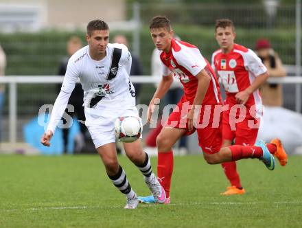 OEFB Jugendliga U18. Akademie. WAC gegen AKA Burgenland. Amar Hodzic (WAC). Klagenfurt, am 5.9.2015.
Foto: Kuess
---
pressefotos, pressefotografie, kuess, qs, qspictures, sport, bild, bilder, bilddatenbank