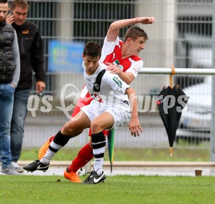 OEFB Jugendliga U18. Akademie. WAC gegen AKA Burgenland. Alexander Ranacher (WAC). Klagenfurt, am 5.9.2015.
Foto: Kuess
---
pressefotos, pressefotografie, kuess, qs, qspictures, sport, bild, bilder, bilddatenbank