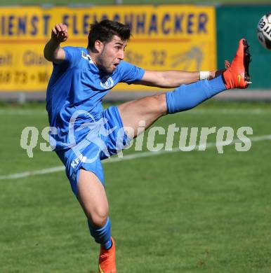 Fussball Regionalliga. Annabichler SV gegen ATSV Stadl-Paura. Felix Julian Barez Perez (ASV). Annabichl, am 6.9.2015.
Foto: Kuess
---
pressefotos, pressefotografie, kuess, qs, qspictures, sport, bild, bilder, bilddatenbank