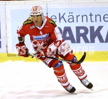 EBEL. Eishockey Bundesliga. KAC gegen Fehervar AV 19. Mark Popovic (KAC). Klagenfurt, am 11.9.2015.
Foto: Kuess

---
pressefotos, pressefotografie, kuess, qs, qspictures, sport, bild, bilder, bilddatenbank