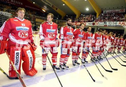 EBEL. Eishockey Bundesliga. KAC gegen Fehervar AV 19. (KAC). Klagenfurt, am 11.9.2015.
Foto: Kuess

---
pressefotos, pressefotografie, kuess, qs, qspictures, sport, bild, bilder, bilddatenbank