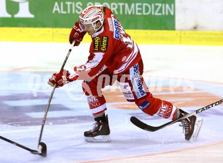 EBEL. Eishockey Bundesliga. KAC gegen Fehervar AV 19. Manuel Ganahl (KAC). Klagenfurt, am 11.9.2015.
Foto: Kuess

---
pressefotos, pressefotografie, kuess, qs, qspictures, sport, bild, bilder, bilddatenbank