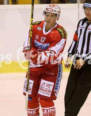 EBEL. Eishockey Bundesliga. KAC gegen Fehervar AV 19. Thomas Vallant (KAC). Klagenfurt, am 11.9.2015.
Foto: Kuess

---
pressefotos, pressefotografie, kuess, qs, qspictures, sport, bild, bilder, bilddatenbank