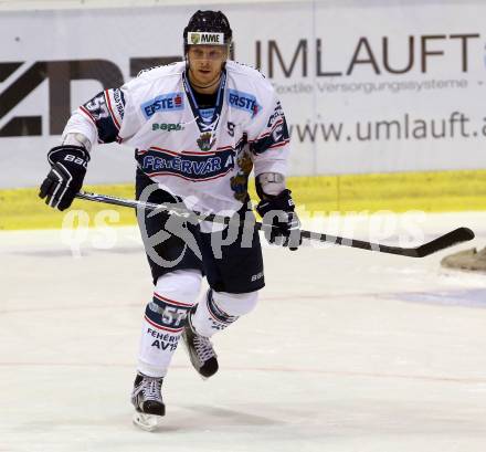 EBEL. Eishockey Bundesliga. KAC gegen Fehervar AV 19. Attila Orban (Alba Volan). Klagenfurt, am 11.9.2015.
Foto: Kuess

---
pressefotos, pressefotografie, kuess, qs, qspictures, sport, bild, bilder, bilddatenbank