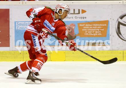 EBEL. Eishockey Bundesliga. KAC gegen Fehervar AV 19. Patrick Harand (KAC). Klagenfurt, am 11.9.2015.
Foto: Kuess

---
pressefotos, pressefotografie, kuess, qs, qspictures, sport, bild, bilder, bilddatenbank