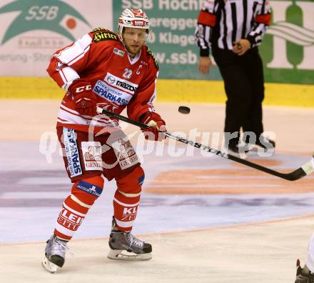 EBEL. Eishockey Bundesliga. KAC gegen Fehervar AV 19. Thomas Poeck (KAC). Klagenfurt, am 11.9.2015.
Foto: Kuess

---
pressefotos, pressefotografie, kuess, qs, qspictures, sport, bild, bilder, bilddatenbank