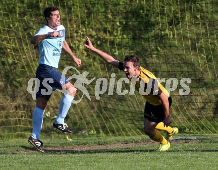 Fussball 1. Klasse D. Griffen gegen St. Margareten/Ros. Torjubel Sandro Philipp Seifried (Griffen). Griffen, am 12.9.2015.
Foto: Kuess
---
pressefotos, pressefotografie, kuess, qs, qspictures, sport, bild, bilder, bilddatenbank