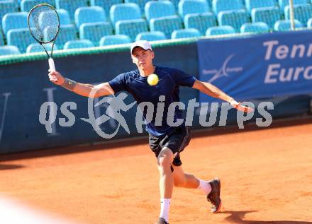 Kelag Power Future Tennisturnier. Finale. Bastian Trinker. Werzer Arena Poertschach, am 30.8.2015.
Foto: Kuess
---
pressefotos, pressefotografie, kuess, qs, qspictures, sport, bild, bilder, bilddatenbank