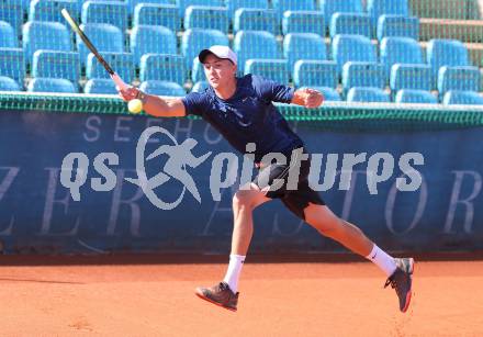 Kelag Power Future Tennisturnier. Finale. Bastian Trinker. Werzer Arena Poertschach, am 30.8.2015.
Foto: Kuess
---
pressefotos, pressefotografie, kuess, qs, qspictures, sport, bild, bilder, bilddatenbank