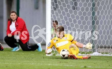 Fussball Sky go Erste Liga. SK Austria Klagenfurt gegen SC Austria Lustenau.   Filip Dmitrovic (Klagenfurt). Klagenfurt, am 15.9.2015.
Foto: Kuess 
---
pressefotos, pressefotografie, kuess, qs, qspictures, sport, bild, bilder, bilddatenbank