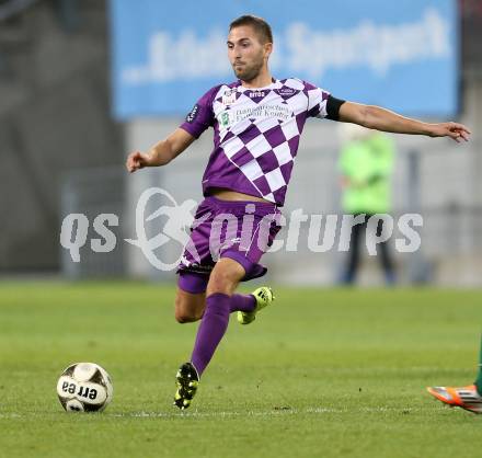 Fussball Sky go Erste Liga. SK Austria Klagenfurt gegen SC Austria Lustenau.   Ale Hamdemir (Klagenfurt). Klagenfurt, am 15.9.2015.
Foto: Kuess
---
pressefotos, pressefotografie, kuess, qs, qspictures, sport, bild, bilder, bilddatenbank