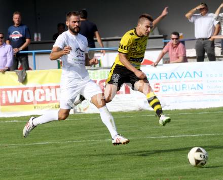 Fussball. Regionalliga. ASV gegen Allerheiligen. Oliver Pusztai (ASV), Doris Kelenc (Allerheiligen). Klagenfurt, 20.9.2015.
Foto: Kuess
---
pressefotos, pressefotografie, kuess, qs, qspictures, sport, bild, bilder, bilddatenbank