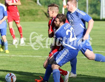 Fussball. Unterliga Ost. Ludmannsdorf gegen Ruden. Oswin Rupp (Ludmannsdorf), Michael Sadnek (Ruden). Ludmannsdorf, 20.9.2015.
Foto: Kuess
---
pressefotos, pressefotografie, kuess, qs, qspictures, sport, bild, bilder, bilddatenbank