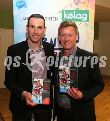 Behindertensport. Buchpraesentation Christian Troger. Christian Troger, Arno Arthofer. Klagenfurt, am 21.9.2015.
Foto: Kuess
---
pressefotos, pressefotografie, kuess, qs, qspictures, sport, bild, bilder, bilddatenbank