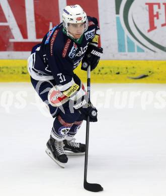 EBEL. Eishockey Bundesliga. EC VSV gegen HC TWK Innsbruck. Ryan McKiernan (VSV). Villach, am 25.9.2015.
Foto: Kuess 


---
pressefotos, pressefotografie, kuess, qs, qspictures, sport, bild, bilder, bilddatenbank