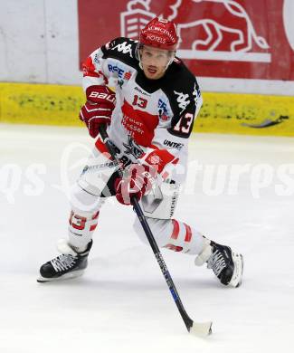 EBEL. Eishockey Bundesliga. EC VSV gegen HC TWK Innsbruck.  Tyler Scofield (Innsbruck). Villach, am 25.9.2015.
Foto: Kuess 


---
pressefotos, pressefotografie, kuess, qs, qspictures, sport, bild, bilder, bilddatenbank