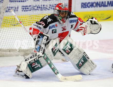 EBEL. Eishockey Bundesliga. EC VSV gegen HC TWK Innsbruck.  Andy Chiodo (Innsbruck). Villach, am 25.9.2015.
Foto: Kuess 


---
pressefotos, pressefotografie, kuess, qs, qspictures, sport, bild, bilder, bilddatenbank