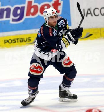 EBEL. Eishockey Bundesliga. EC VSV gegen HC TWK Innsbruck.  Ryan McKiernan (VSV). Villach, am 25.9.2015.
Foto: Kuess 


---
pressefotos, pressefotografie, kuess, qs, qspictures, sport, bild, bilder, bilddatenbank