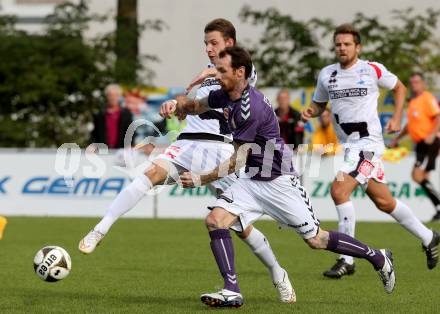 Fussball. Kaerntner Liga. SAK gegen Globasnitz. Nico Hrstic (SAK), Rok Pavlicic (Globasnitz). Klagenfurt, 4.10.2015.
Foto: Kuess
---
pressefotos, pressefotografie, kuess, qs, qspictures, sport, bild, bilder, bilddatenbank