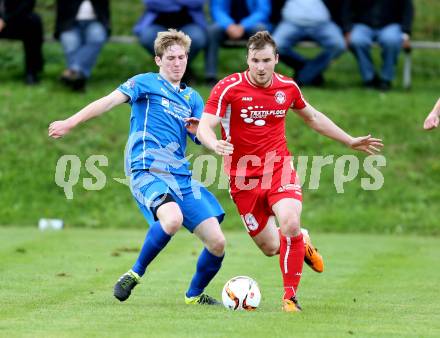 Fussball. Unterliga Ost. Ludmannsdorf gegen Sele Zell. Jernej Smukavec (Ludmannsdorf), Simon Rustia (Sele Zell). Ludmannsdorf, 4.10.2015.
Foto: Kuess
---
pressefotos, pressefotografie, kuess, qs, qspictures, sport, bild, bilder, bilddatenbank