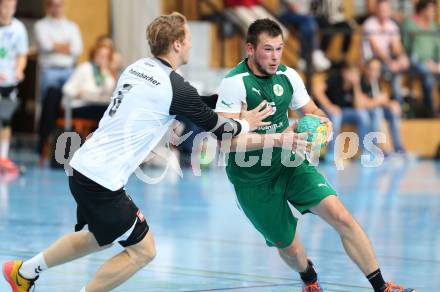 Handball Bundesliga. schlafraum.at Kaernten gegen UHC SISPO Gaenserndorf. Klemen Kresnik (schlafraum.at). Viktring, am 4.10.2015.
Foto: Kuess
---
pressefotos, pressefotografie, kuess, qs, qspictures, sport, bild, bilder, bilddatenbank