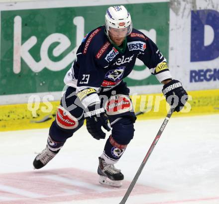 EBEL. Eishockey Bundesliga. EC VSV gegen HC Orli Znojmo. Markus Schlacher (VSV). Villach, am 27.9.2015.
Foto: Kuess 


---
pressefotos, pressefotografie, kuess, qs, qspictures, sport, bild, bilder, bilddatenbank