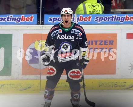 EBEL. Eishockey Bundesliga. EC VSV gegen KAC. Torjubel Ryan McKiernan (VSV). Villach, am 10.11.2015.
Foto: Kuess 


---
pressefotos, pressefotografie, kuess, qs, qspictures, sport, bild, bilder, bilddatenbank