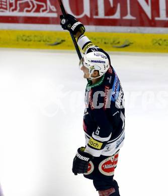 EBEL. Eishockey Bundesliga. EC VSV gegen KAC. Torjubel Daniel Nageler (VSV). Villach, am 10.11.2015.
Foto: Kuess 


---
pressefotos, pressefotografie, kuess, qs, qspictures, sport, bild, bilder, bilddatenbank