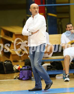 Basketball 2. Bundesliga 2015/16 Grunddurchgang 3.Runde. Woerthersee Piraten gegen Dragons St. Poelten. Trainer Dragan Sliskovic (Piraten). Klagenfurt, am 3.10.2015.
Foto: Kuess
---
pressefotos, pressefotografie, kuess, qs, qspictures, sport, bild, bilder, bilddatenbank