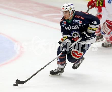 EBEL. Eishockey Bundesliga. EC VSV gegen KAC. Ryan McKiernan (VSV). Villach, am 10.11.2015.
Foto: Kuess 


---
pressefotos, pressefotografie, kuess, qs, qspictures, sport, bild, bilder, bilddatenbank