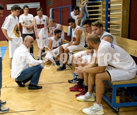 Basketball 2. Bundesliga 2015/16 Grunddurchgang 3.Runde. Woerthersee Piraten gegen Dragons St. Poelten. Trainer Dragan Sliskovic (Piraten). Klagenfurt, am 3.10.2015.
Foto: Kuess
---
pressefotos, pressefotografie, kuess, qs, qspictures, sport, bild, bilder, bilddatenbank