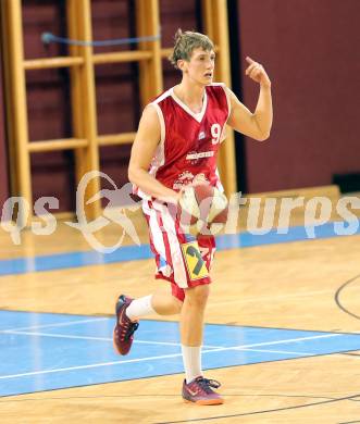 Basketball 2. Bundesliga 2015/16 Grunddurchgang 3.Runde. Woerthersee Piraten gegen Dragons St. Poelten. Roman Jagsch (St. Poelten). Klagenfurt, am 3.10.2015.
Foto: Kuess
---
pressefotos, pressefotografie, kuess, qs, qspictures, sport, bild, bilder, bilddatenbank