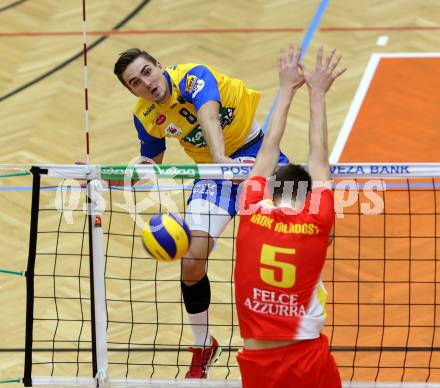 Volleyball. MEVZA. Aich/Dob gegen Mladost ZAGREB. Mlynarcik Peter (Aich/Dob). Bleiburg, 14.10.2015.
Foto: Kuess
---
pressefotos, pressefotografie, kuess, qs, qspictures, sport, bild, bilder, bilddatenbank