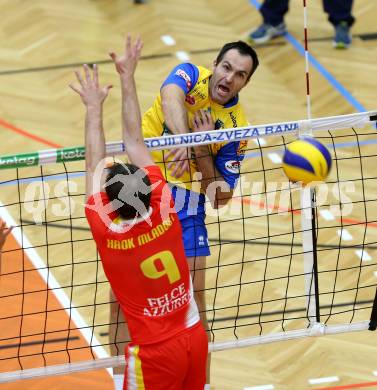 Volleyball. MEVZA. Aich/Dob gegen Mladost ZAGREB. Grut Andrej (Aich/Dob). Bleiburg, 14.10.2015.
Foto: Kuess
---
pressefotos, pressefotografie, kuess, qs, qspictures, sport, bild, bilder, bilddatenbank