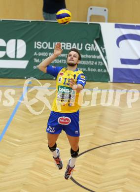 Volleyball. MEVZA. Aich/Dob gegen Mladost ZAGREB. Thaller Maximilian (Aich/Dob). Bleiburg, 14.10.2015.
Foto: Kuess
---
pressefotos, pressefotografie, kuess, qs, qspictures, sport, bild, bilder, bilddatenbank