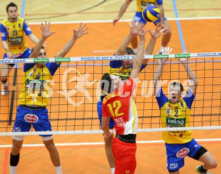 Volleyball. MEVZA. Aich/Dob gegen Mladost ZAGREB. Mlynarcik Peter, Hruska Michal, Krasnevski Kiryll (Aich/Dob). Bleiburg, 14.10.2015.
Foto: Kuess
---
pressefotos, pressefotografie, kuess, qs, qspictures, sport, bild, bilder, bilddatenbank