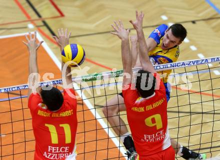 Volleyball. MEVZA. Aich/Dob gegen Mladost ZAGREB. Krasnevski Kiryll (Aich/Dob). Bleiburg, 14.10.2015.
Foto: Kuess
---
pressefotos, pressefotografie, kuess, qs, qspictures, sport, bild, bilder, bilddatenbank