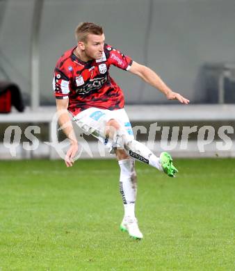 Fussball Sky go Erste Liga. SK Austria Klagenfurt gegen LASK Linz.    Manuel Kerhe  (Linz). Klagenfurt, am 16.10.2015.
Foto: Kuess
---
pressefotos, pressefotografie, kuess, qs, qspictures, sport, bild, bilder, bilddatenbank