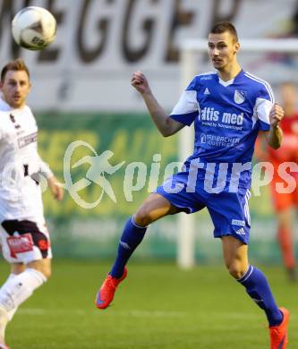 Fussball Kaerntner Liga. SAK gegen Treibach.  Lukas Rabitsch (Treibach). Welzenegg, am 16.10.2015.
Foto: Kuess
---
pressefotos, pressefotografie, kuess, qs, qspictures, sport, bild, bilder, bilddatenbank