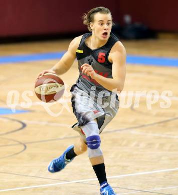 Basketball 2. Bundesliga 2015/16 Grunddurchgang 5.Runde.  Woerthersee Piraten gegen Raiders Villach. Julian Hartl (Villach). Klagenfurt, am 17.10.2015.
Foto: Kuess
---
pressefotos, pressefotografie, kuess, qs, qspictures, sport, bild, bilder, bilddatenbank