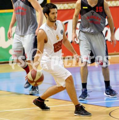 Basketball 2. Bundesliga 2015/16 Grunddurchgang 5.Runde.  Woerthersee Piraten gegen Raiders Villach.  Daniel Gspandl ( Woerthersee Piraten). Klagenfurt, am 17.10.2015.
Foto: Kuess
---
pressefotos, pressefotografie, kuess, qs, qspictures, sport, bild, bilder, bilddatenbank