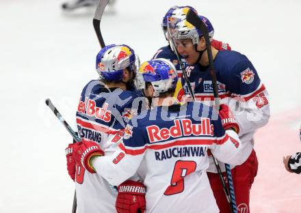 EBEL. Eishockey Bundesliga. EC VSV gegen EC Red Bull Salzburg. Torjubel  (Salzburg). Villach, am 20.10.2015.
Foto: Kuess 


---
pressefotos, pressefotografie, kuess, qs, qspictures, sport, bild, bilder, bilddatenbank