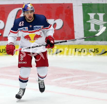 EBEL. Eishockey Bundesliga. EC VSV gegen EC Red Bull Salzburg.  Layne Viveiros  (Salzburg). Villach, am 20.10.2015.
Foto: Kuess 


---
pressefotos, pressefotografie, kuess, qs, qspictures, sport, bild, bilder, bilddatenbank