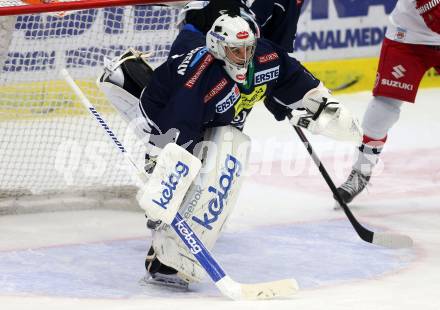 EBEL. Eishockey Bundesliga. EC VSV gegen EC Red Bull Salzburg.  Jean Philippe Lamoureux (VSV). Villach, am 20.10.2015.
Foto: Kuess 


---
pressefotos, pressefotografie, kuess, qs, qspictures, sport, bild, bilder, bilddatenbank