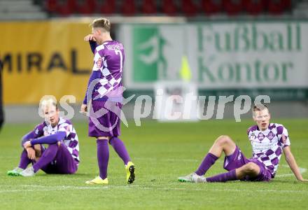 Fussball Sky go Erste Liga. SK Austria Klagenfurt gegen SKN St. Poelten.    Rajko Rep, Fabian Miesenboeck, Patrik Eler (Klagenfurt). Klagenfurt, am 16.10.2015.
Foto: Kuess
---
pressefotos, pressefotografie, kuess, qs, qspictures, sport, bild, bilder, bilddatenbank