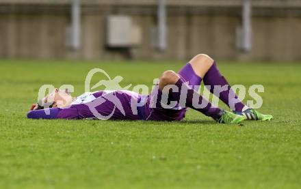 Fussball Sky go Erste Liga. SK Austria Klagenfurt gegen SKN St. Poelten.    Manuel Wallner (Klagenfurt). Klagenfurt, am 16.10.2015.
Foto: Kuess
---
pressefotos, pressefotografie, kuess, qs, qspictures, sport, bild, bilder, bilddatenbank