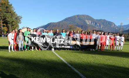 Fussball Kaerntner Liga. ATUS Ferlach gegen SAK. Aktion des Kaerntner Fussballverbandes Kein Platz fuer Diskriminierung. Ferlach, am 23.10.2015.
Foto: Kuess
---
pressefotos, pressefotografie, kuess, qs, qspictures, sport, bild, bilder, bilddatenbank